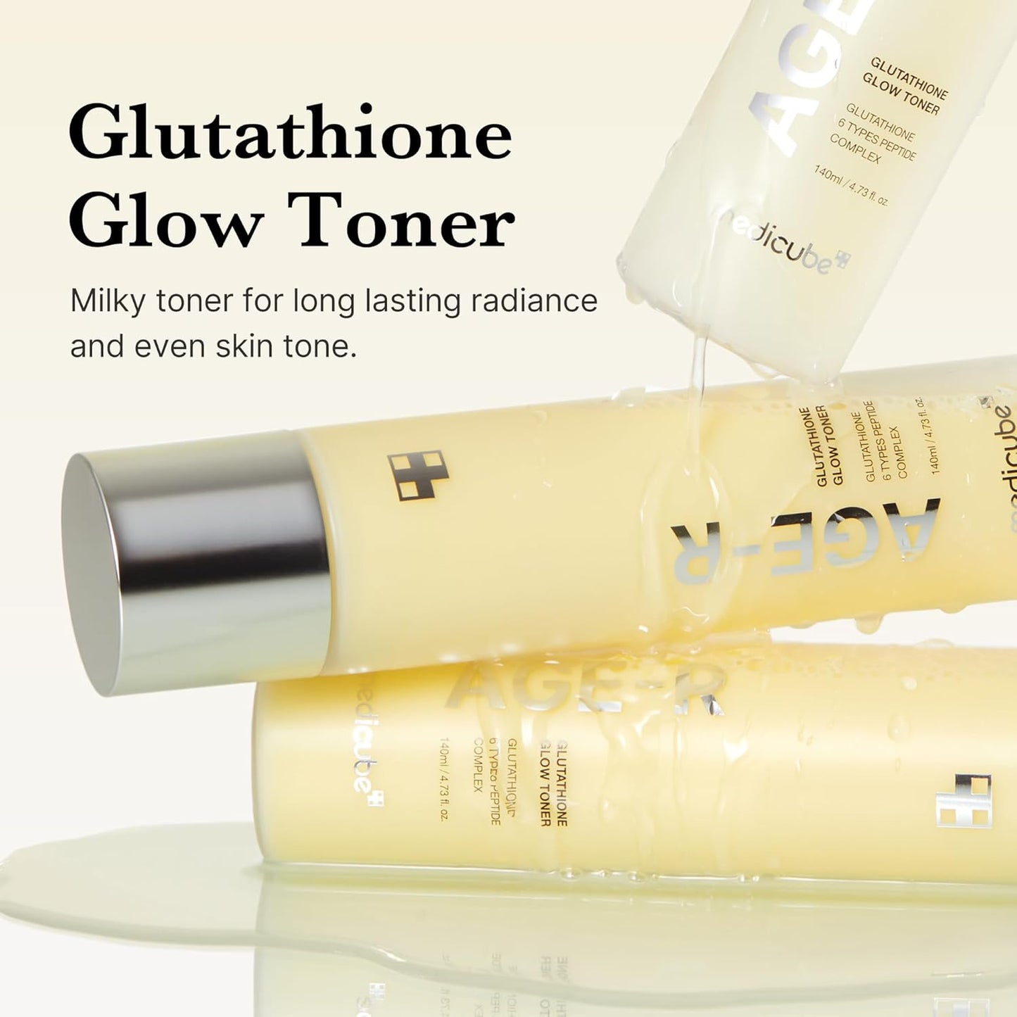 تونر MEDICUBE Age-R Glutathione Glow Milky Toner